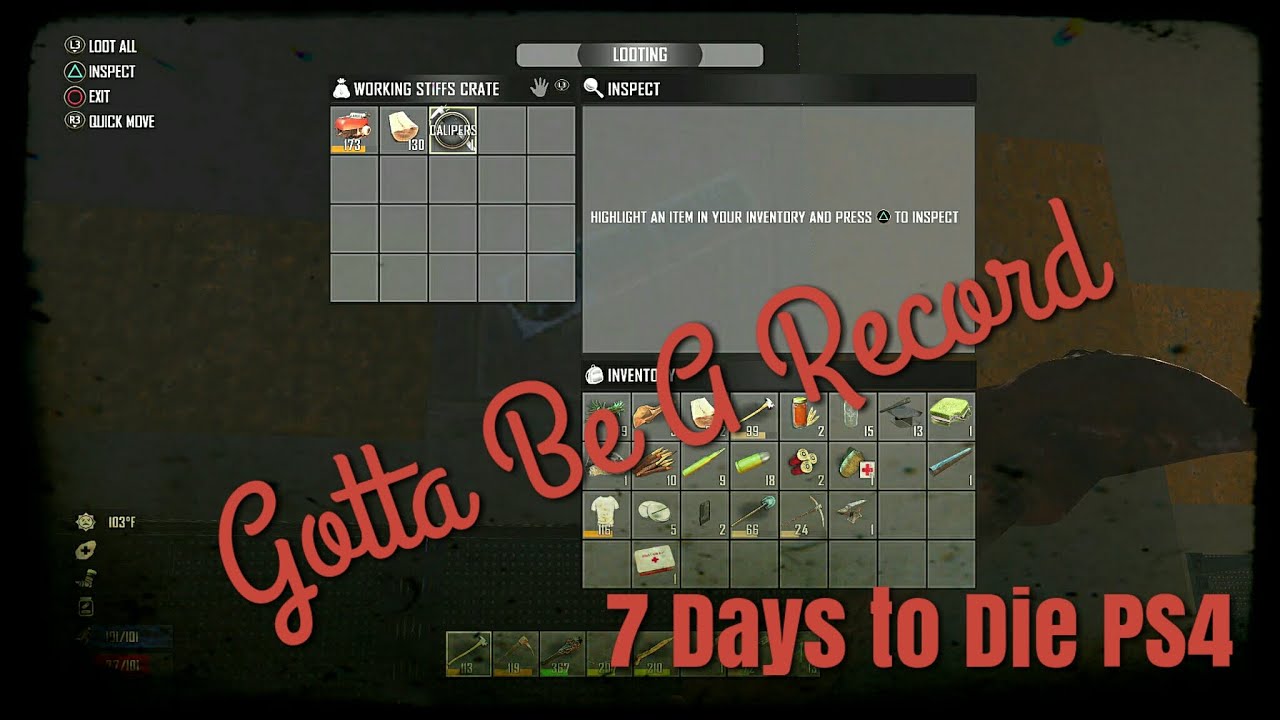 7 days to die ps4 calipers free